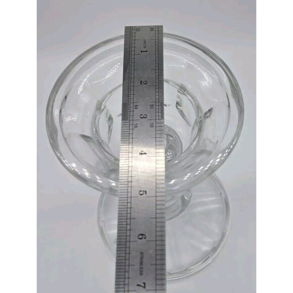 Vintage Royal Limited Crystal 2 Way Candlestick 24% Full Lead Handcut Czech Rep. - Picture 8 of 9